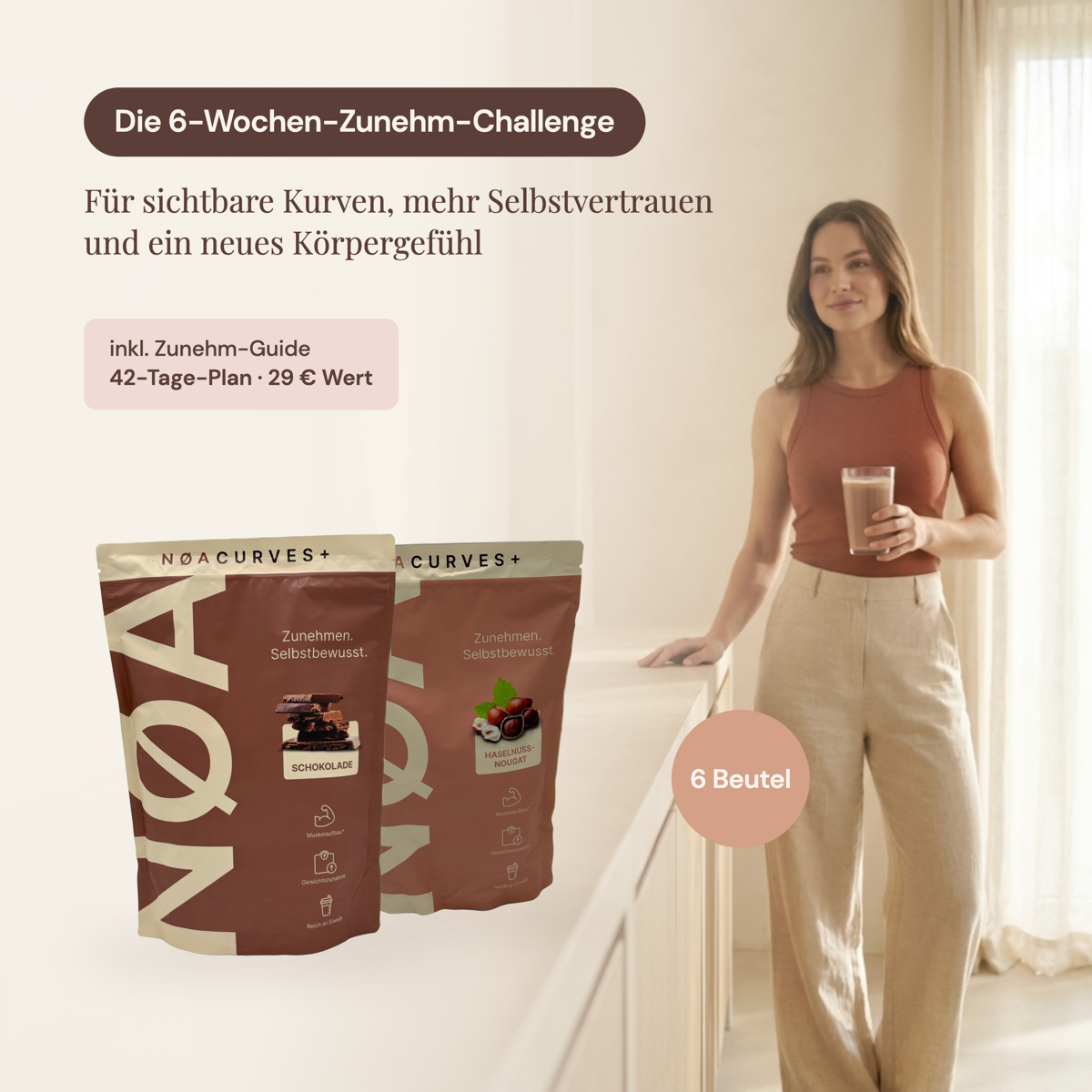 NØA Curves+ 6 Wochen Zunehm Challenge